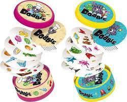 Dobble Junior Twin Pack 5 in 1 Family Card Game 4+