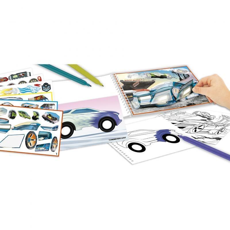 Monster Cars Pocket Colouring Book 11884_A