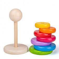 My First Rainbow Stacker 12m+ By Big Jigs Toys