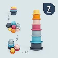 Silicone Stacking Cups 35053 By Big Jigs Toys 12m+