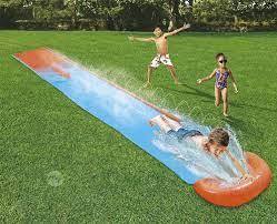 H20GO 16 Foot Water Slide with SplashBoost Sprinklers