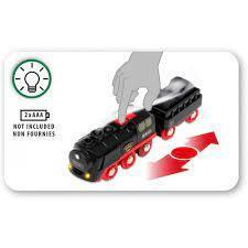 Brio Battery-Operated Steaming Train Engine 33884 3+