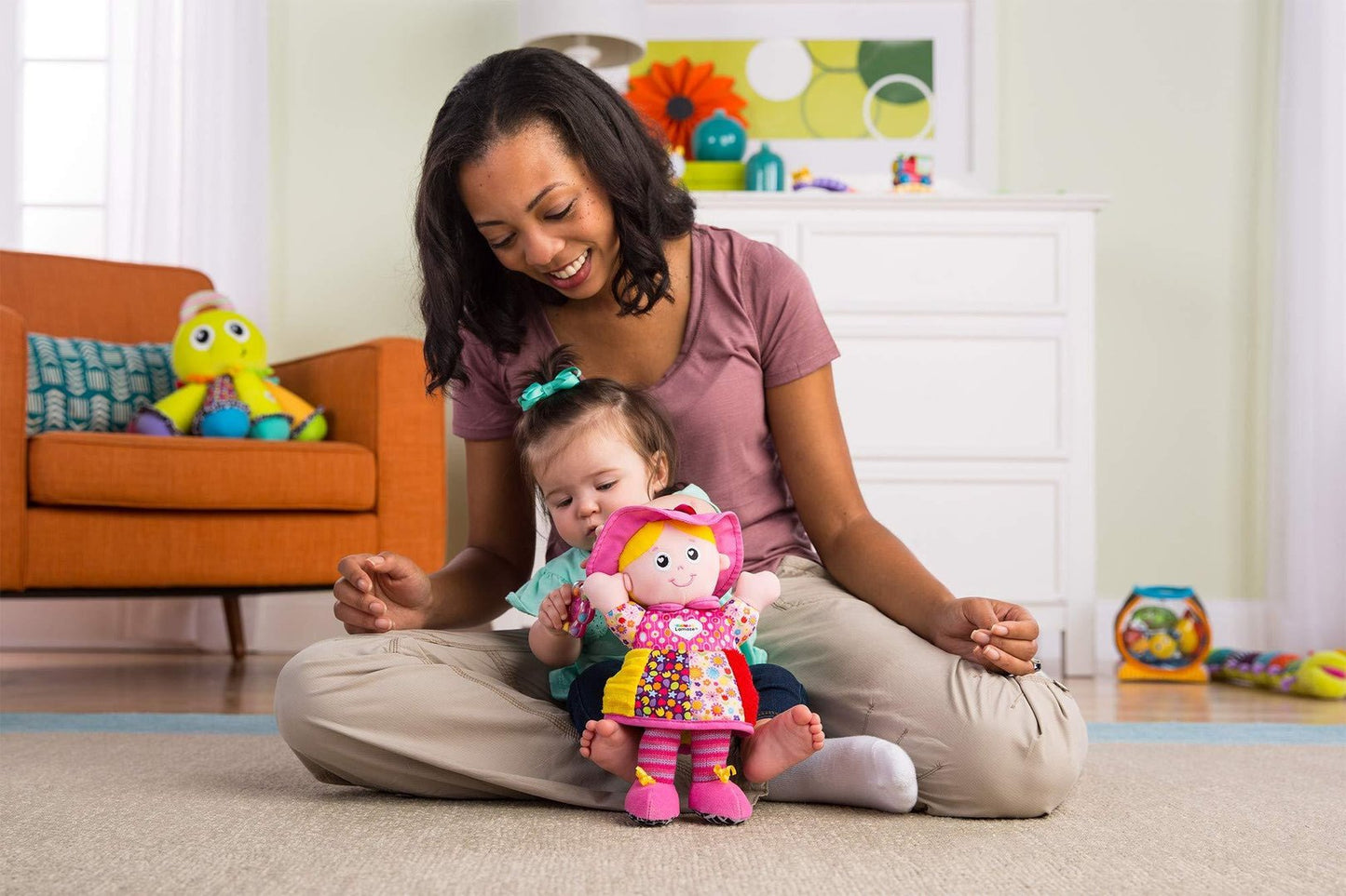 Lamaze My Friend Emily Clip and Go Baby Soft Toy From 0+
