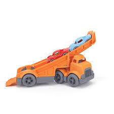Racing Truck with 2 Race Cars By Green Toys 6m+