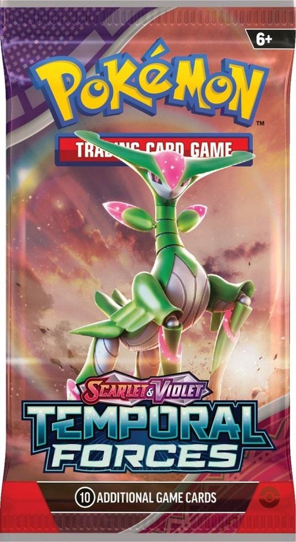 Pokemon Scarlet and Violet 5 Temporal Forces Boosters Pack 6+