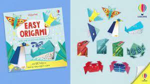Easy Origami for Kids Book with 60 Sheet by Usborne