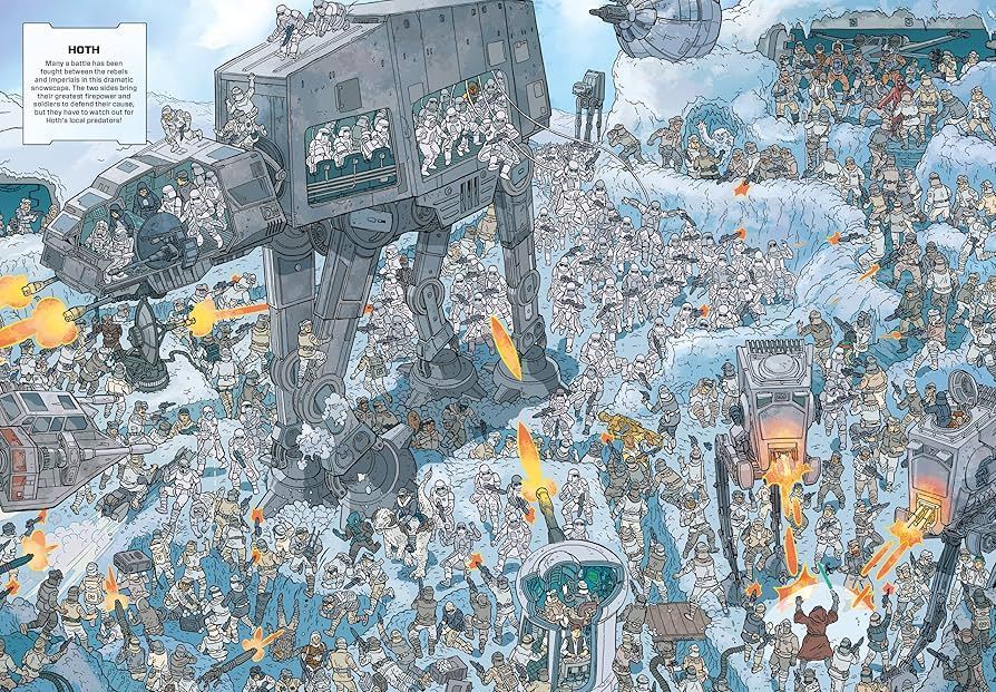 Where's the Wookiee? Search and Find Book 6+