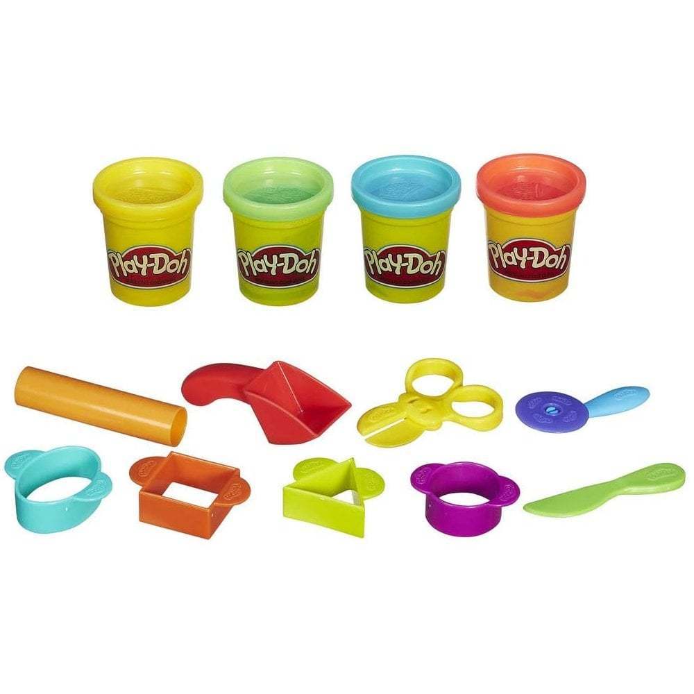 Play-Doh Starter Set with Tools and 4 Colour Pots 3+
