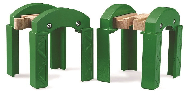 BRIO Stacking Tracks Supports for Train Bridges 33253 3+