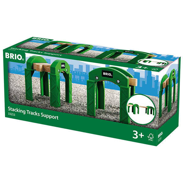 BRIO Stacking Tracks Supports for Train Bridges 33253 3+