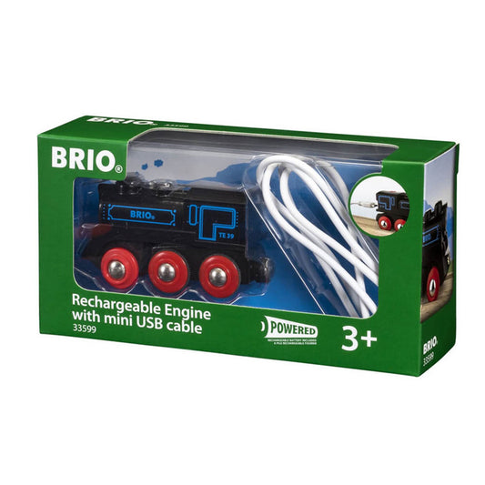 Brio Rechargeable Engine with Mini USB Cable 33599 Train 3+