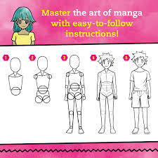 Manga Art Class Design Book By Klutz 7+ Childrens Painting Set