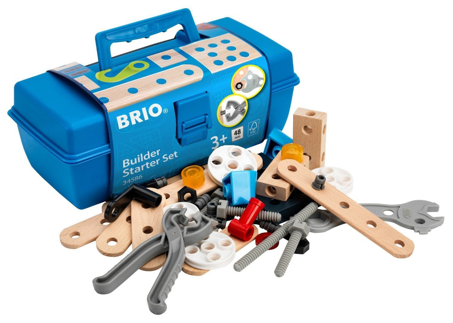 Brio Builder Starter Set 34586 3+ Wooden Construction