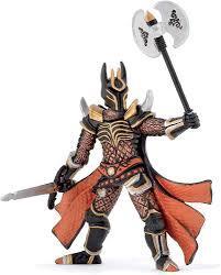 Knight with a Triple Battle Axe Figure 38959 by Papo 3+