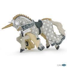 Horse of Weapon Master Unicorn 39916 by Papo Toys 3+