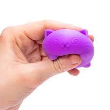 Set of 3 Teenie Needoh Cool Cats Squishy Stress Fidget Toy 5+