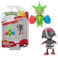 Roselia & Pawniard Pokemon 2-3" Battle Figure Pack 4+