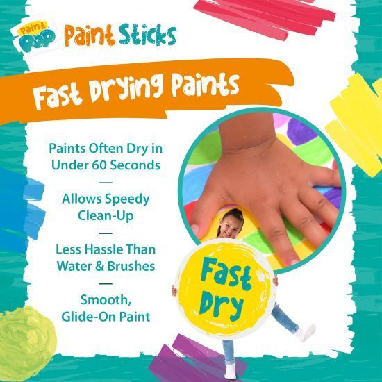 Paint Pop 6 Pack Classic Colours 3+