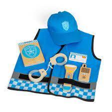 Police Dress Up Outfit 3-5 years by Big Jigs Toys