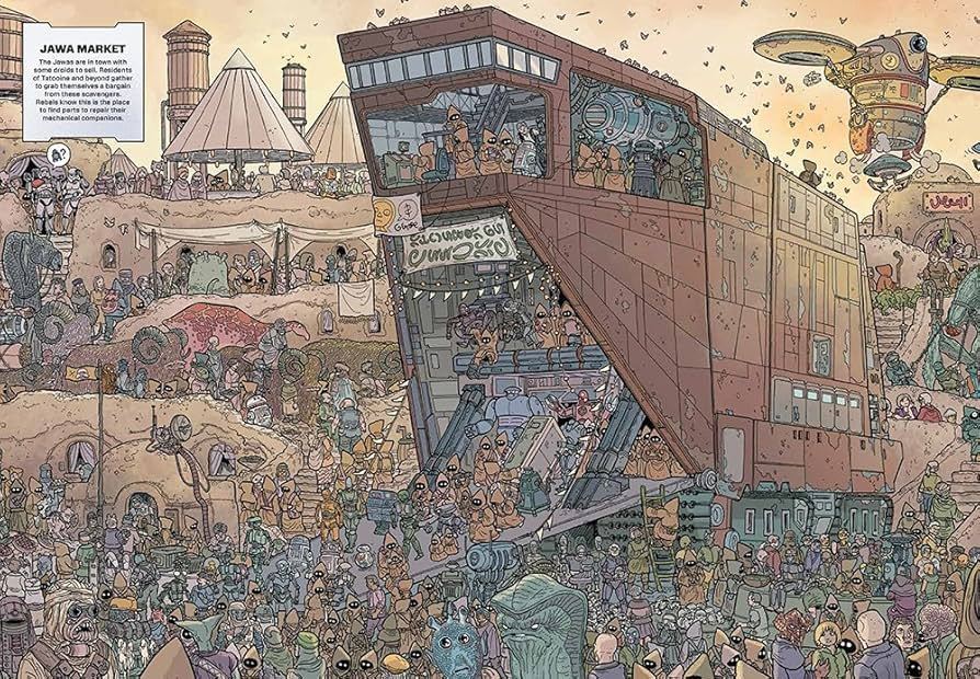 Where's the Wookiee? Search and Find Book 6+
