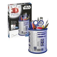 Star Wars R2D2 Pencil Holder 3D Puzzle 54 Pieces Jigsaw Puzzle