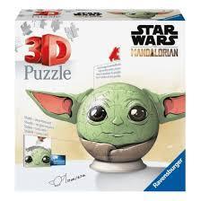 Star Wars Grogu with Ears 3D Puzzle Ball 72 Pieces Puzzle