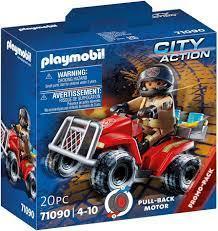 Playmobil City Action Fire Rescue Quad Bike 71090 4+