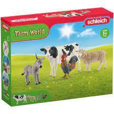 Schleich Farm World Starter Set of 4 Animal Figures 42385