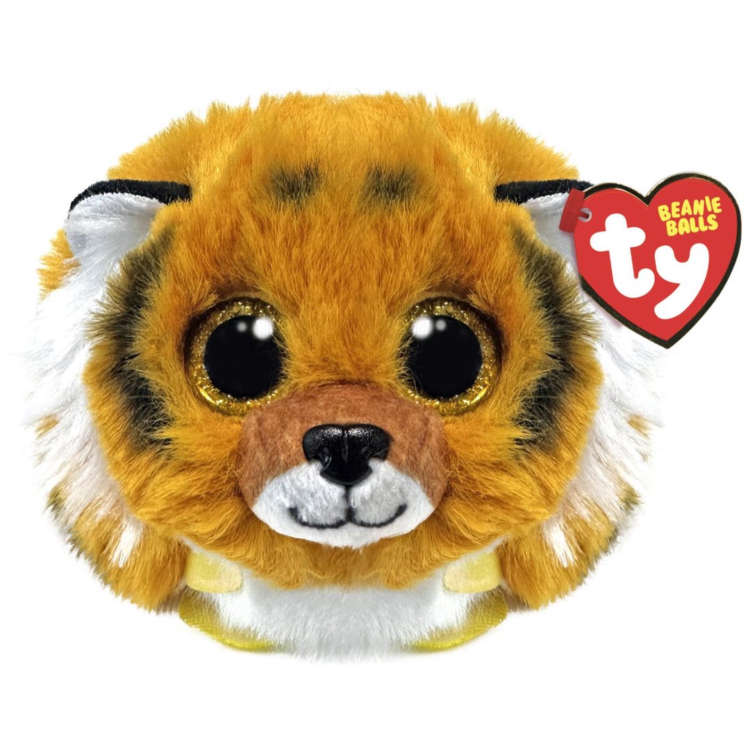 Clawsby The Tiger 8cm Ty Beanie Puffies Balls DOB October 27