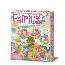 Mould and Paint Glitter Fairies Set by 4M 5+