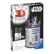 Star Wars R2D2 Pencil Holder 3D Puzzle 54 Pieces Jigsaw Puzzle