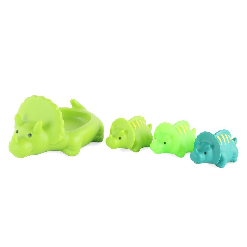 Dinosaur Family Bath Toy Set of 4 Bath Squirters from 12m+
