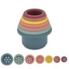 Silicone Stacking Cups 35053 By Big Jigs Toys 12m+