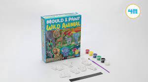 Mould and Paint Wild Animal Set by 4M 5+