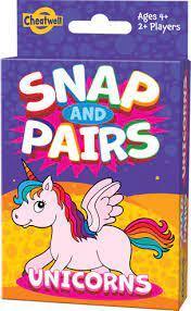 Unicorns Snap and Pairs Card Game 3+