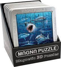 Sharks 3D Magna Puzzle 8+ by Cheatwell Games