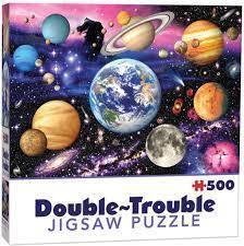 Planets Double-Trouble 500 Piece Puzzle By Cheatwell