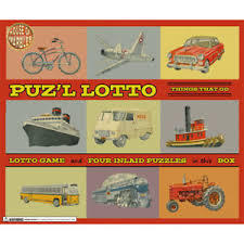 Puzzle Lotto Retro Game by House Of Marbles 3+
