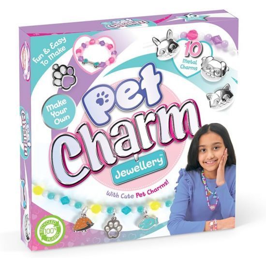 Make your Own Pet Charm Jewellery Kit Craft Box 4+