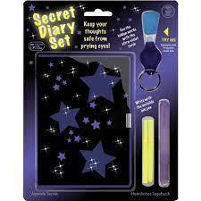 Secret Diary Set with Invisible Ink pen 5+