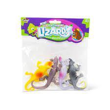 Mini Colour Changing Lizards Pack 4 Sensory Toy 3+