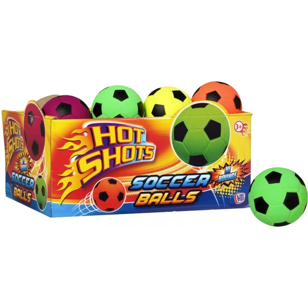 High Bounce Soccer Balls by Hot Shots Toys 3+