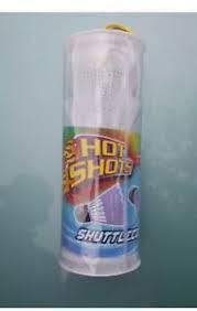 Pack of 4 White Badminton Shuttlecocks Outdoor Indoor Game