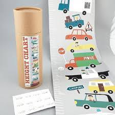 Pirate Height Chart with Stickers in a Tube