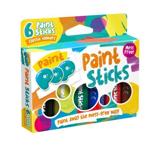 Paint Pop 6 Pack Classic Colours 3+