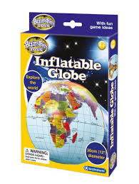 30cm Inflatable Globe of Earth by Brainstorm Toys 4+