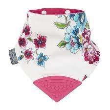 Neckerchew Anna Floral Teething Bib 0m+