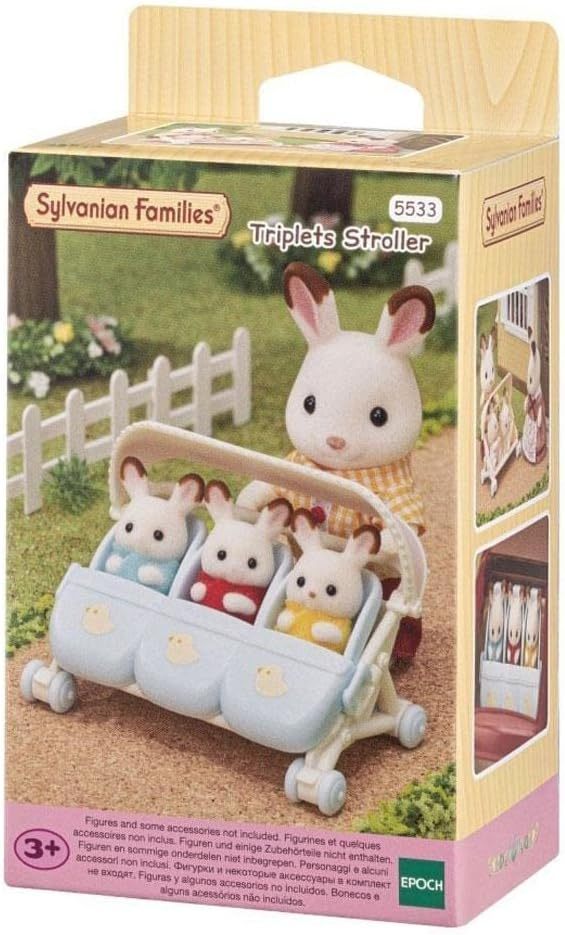 Sylvanian Families Triplets Stroller Set 5533 3+