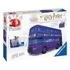 Harry Potter Knight Bus 3D Puzzle 216 Piece Jigsaw Puzzle 8+