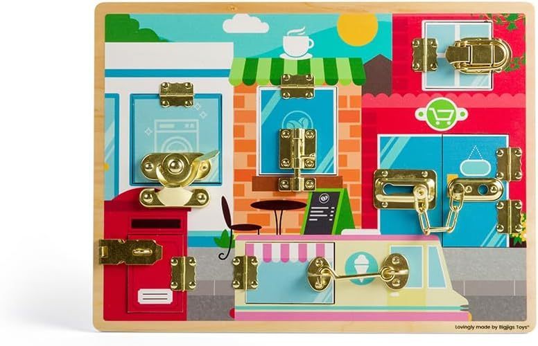 Bigjigs Latches and Catches Board - 2years +
